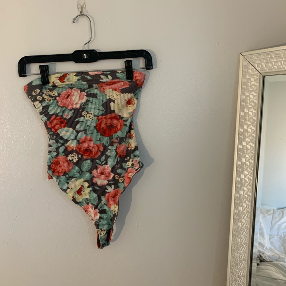 Urban outfitters floral bodysuit